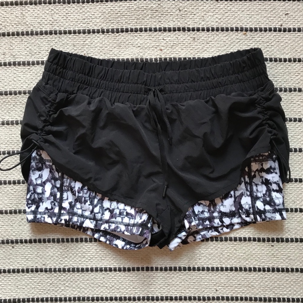Zella Twice as Nice Black Shorts